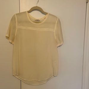 Equipment cream silk shirt - S/P